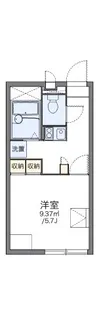 レオパレスアクア門前【1階】の間取り