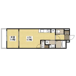 月光西深津壱番館【2階】の間取り