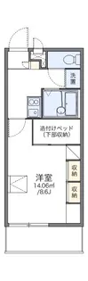 レオパレスコンフォール石橋A【2階】の間取り