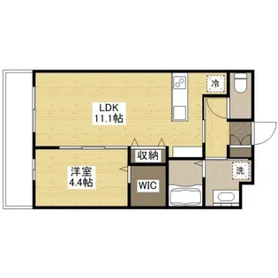 ザ・プレミア旭町【3階】の間取り