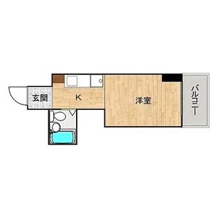 アルティメイトbuilding光南 The Tower【6階】の間取り