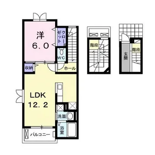 アコルデA【3階】の間取り