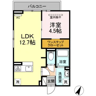 グランドポルト【3階】の間取り
