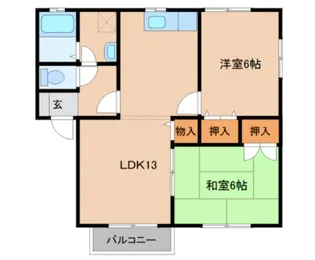 ロータスI【1階】の間取り