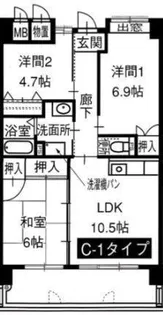 メゾン八杉【503号室】の間取り