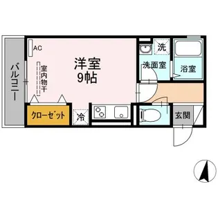 アルエット【1階】の間取り