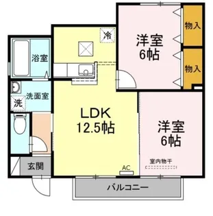 ポルトボヌール B棟【1階】の間取り