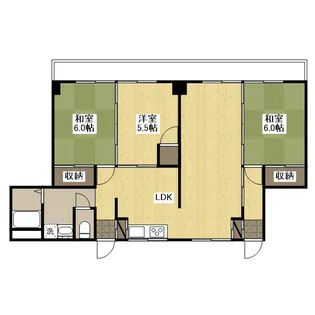 メゾンドシルフィ【2階】の間取り
