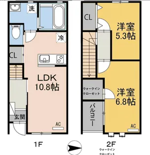 アルカンシェルA棟の間取り