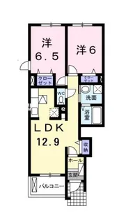 メゾン ド プロバンス A【1階】の間取り