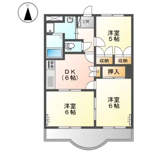 マーキュリーⅤ【1階】の間取り
