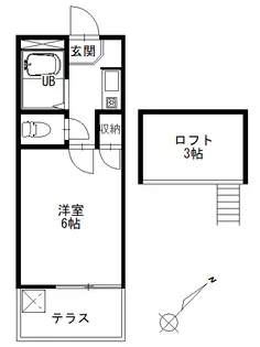 サニーハイツ【104号室】の間取り