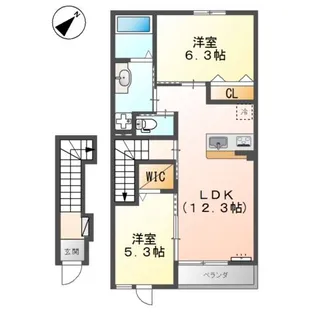 アミティエ【2階】の間取り