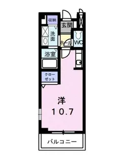 エスポワール土居 B【2階】の間取り