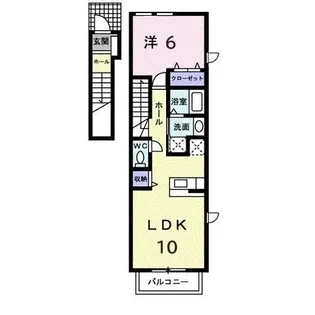 ヴァルムベルクB【2階】の間取り