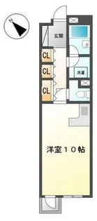 ヒューマンズ沖野上【3階】の間取り