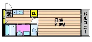 プライムステージ中庄駅前【2階】の間取り