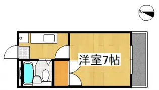 マンションハピネス【2階】の間取り