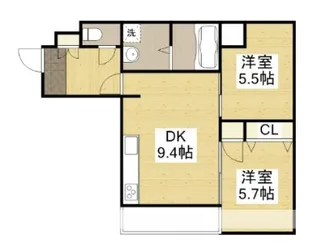 藤井ビル【202号室】の間取り