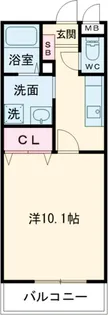 フォブール土居宮Ⅱ【1階】の間取り