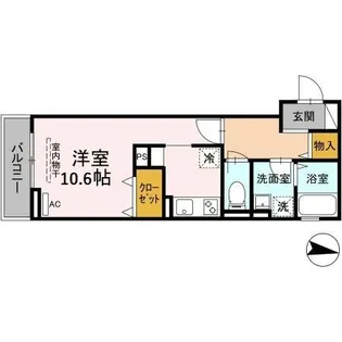 ウィステリア【201号室】の間取り