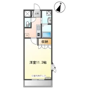 ヴァンルージュ【2階】の間取り