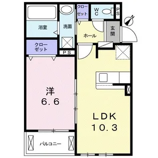 エース ヒルズ【2階】の間取り