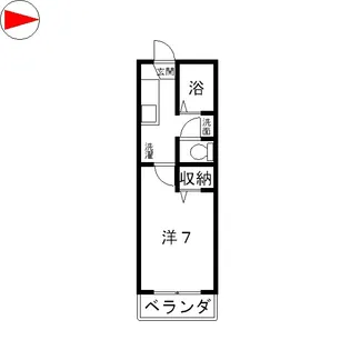 メゾン21 A【1階】の間取り