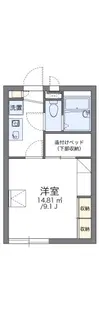 レオパレスイシハラⅢ【1階】の間取り