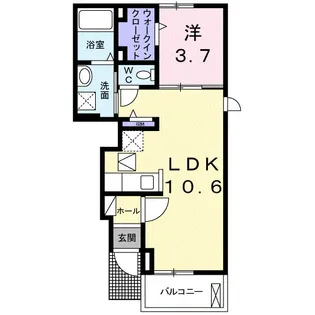 レスタ【1階】の間取り