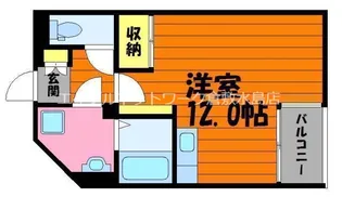 アルファレガロ中庄駅前【3階】の間取り