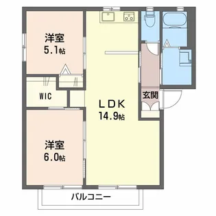MEWHOUSE【2階】の間取り