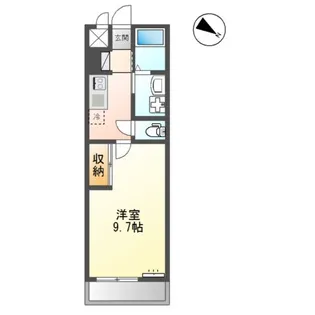 クレシア【2階】の間取り