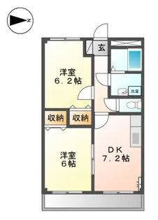 ドリームハウス【1階】の間取り