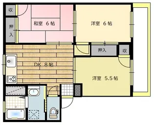 グレイスコート川口【102号室】の間取り