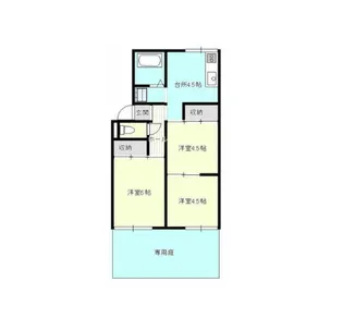 コーポ佐藤【101号室】の間取り