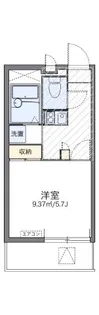 レオパレスコスモスⅡ【112号室】の間取り