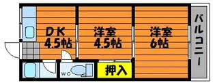 野田マンション A棟【23号室】の間取り