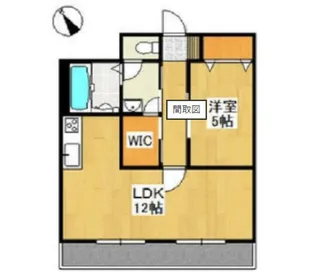 エストレーラ倉敷【501号室】の間取り