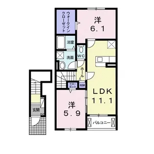 グランデ・M【2階】の間取り