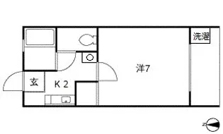 チェリークリーク【207号室】の間取り