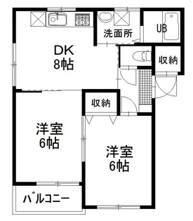 シティリバー【302号室】の間取り