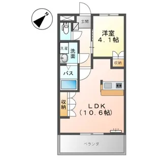 シャルム・ハシマ【2階】の間取り