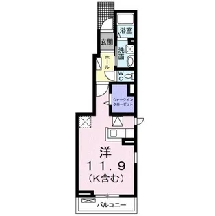 インフィニティ−【1階】の間取り