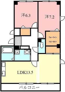フィネス21【1階】の間取り