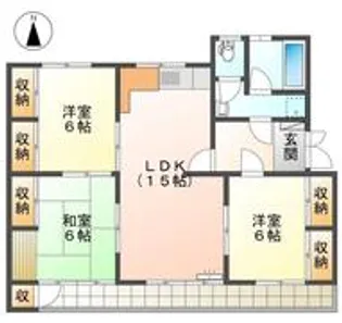 第三向陽マンション【4階】の間取り
