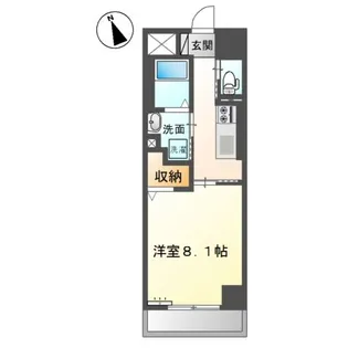 レジデンスアイリス医大南【5階】の間取り