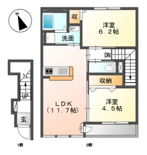 サクラーレ【2階】の間取り