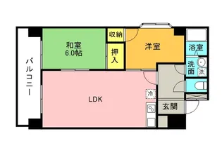 プレアール今津【4階】の間取り