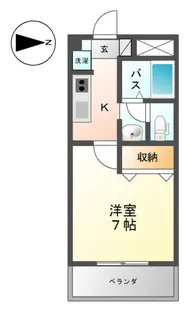 ラピス メドゥ−【1階】の間取り